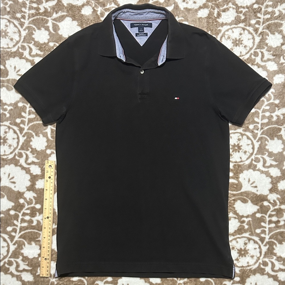 Tommy Hilfiger Men's Polo in Classic Black
